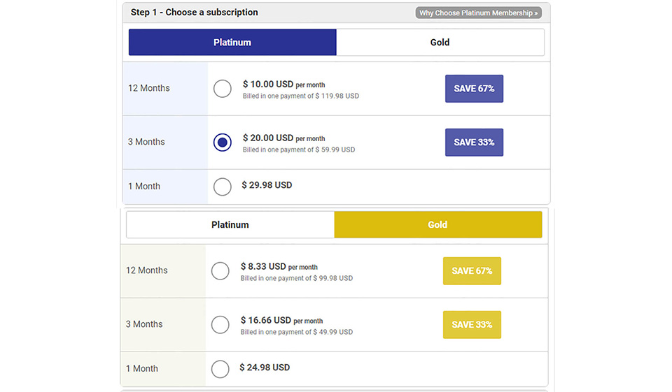 Is There Only One Premium Membership Option on Christian Cupid?