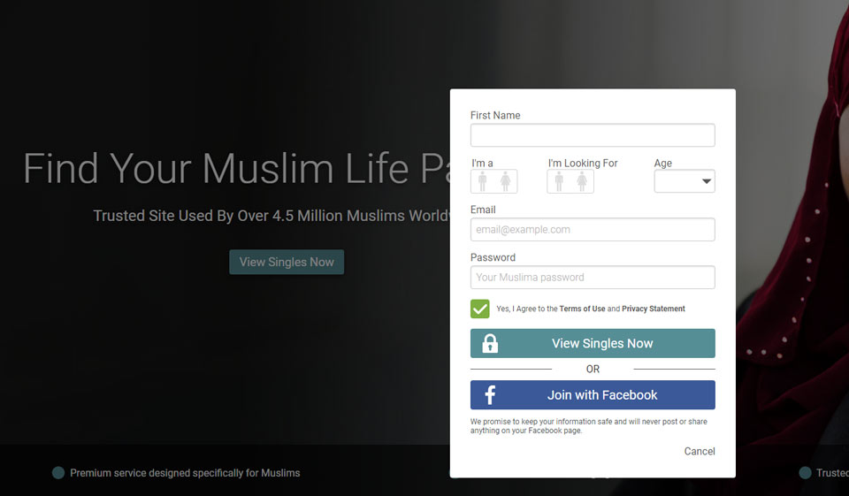What Search Options are Available on Muslima?