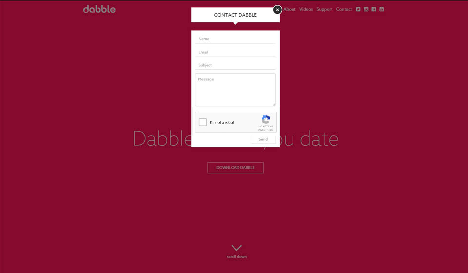 Dabble Website Design & Usability