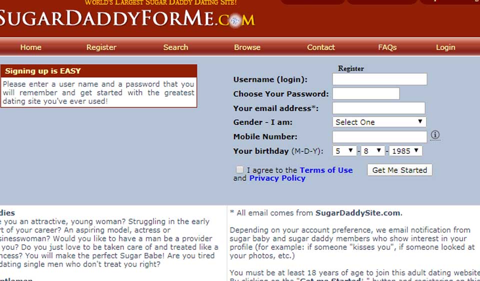SugarDaddyForMe Review in 2020