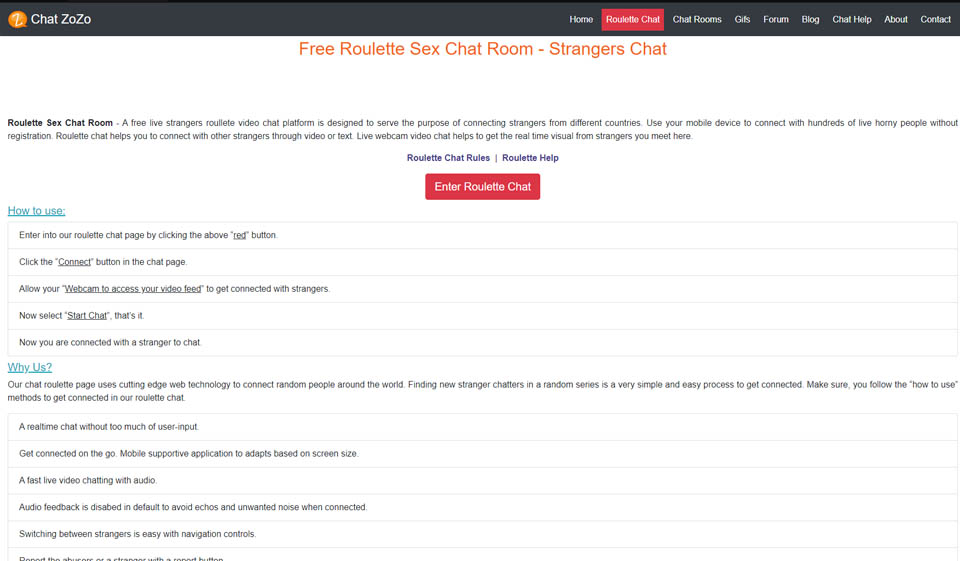 How Does The Chat Zozo Work?