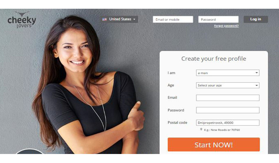 CheekyLovers Signup Process
