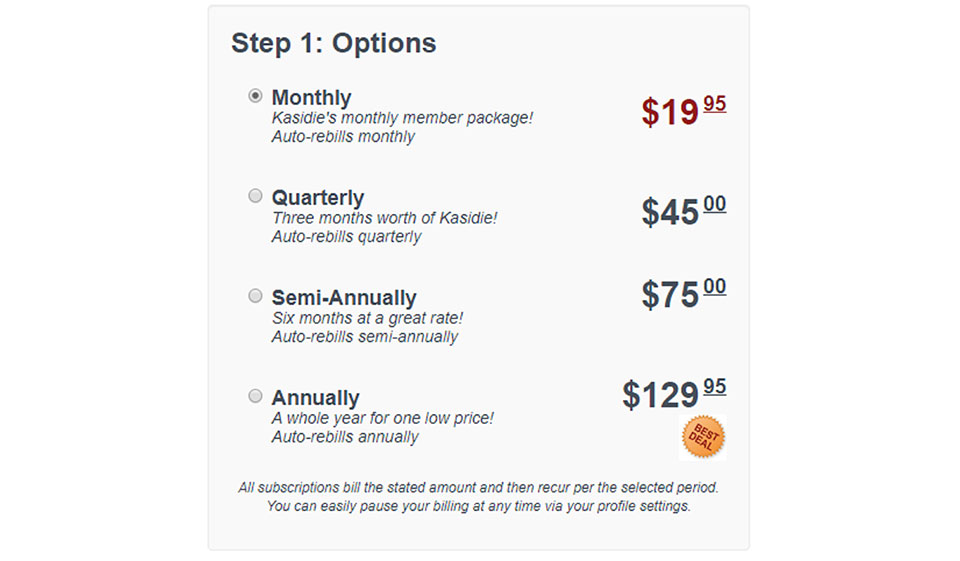 Can I Send Support For Just A Month?