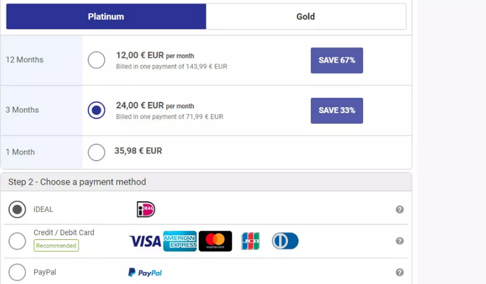 Price and Other Payment Method