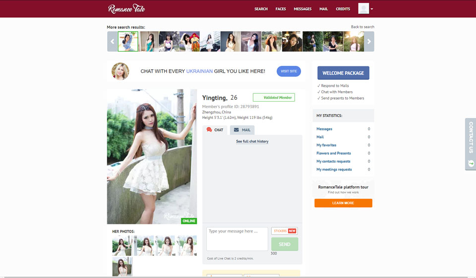 RomanceTale Speciale functies