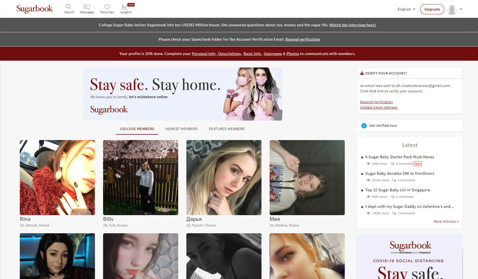 SugarBook Website Design & Usability
