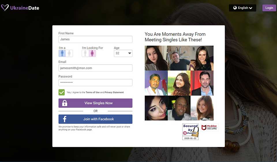 Ukraine Date Users Profile Quality