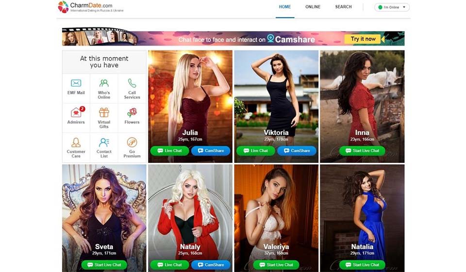 CharmDate Sign-Up Process