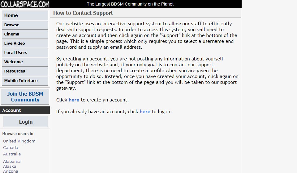 Are Collarspace Forums Threads Moderated