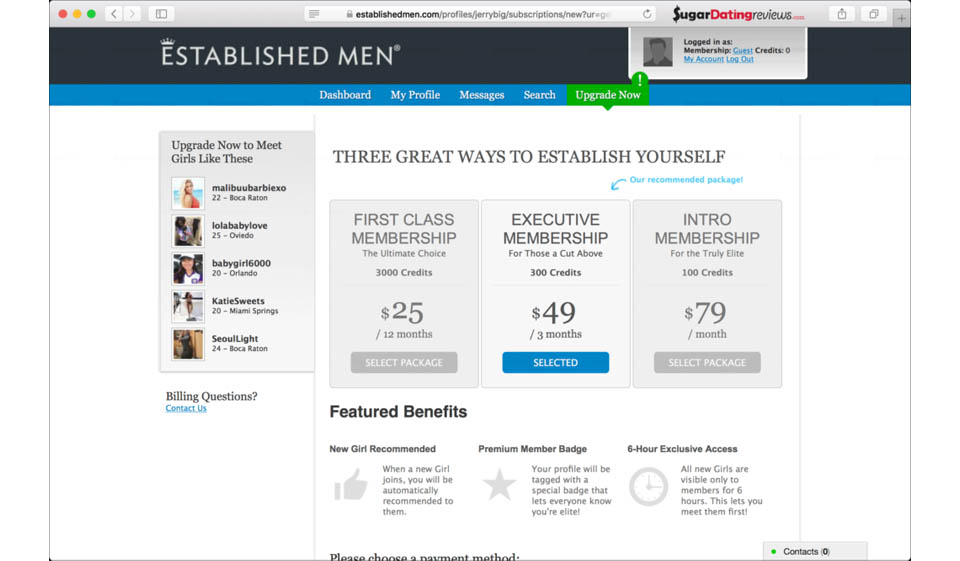 Kostenlose Mitgliedschaftsfunktionen