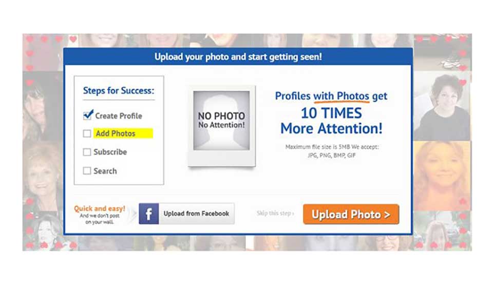 LoveAndSeek Sign Up Process