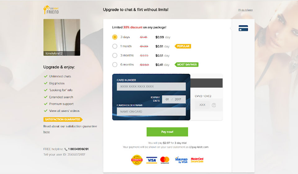 OneNightFriend membership Price And Other Payment Methods