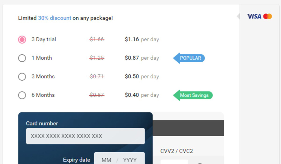 TenderMeets Cost of Becoming a Member and Payment Methods