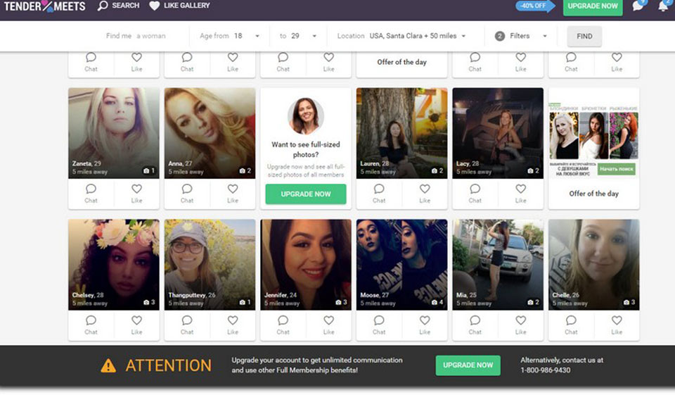 Initiating a Chat Message on TenderMeets