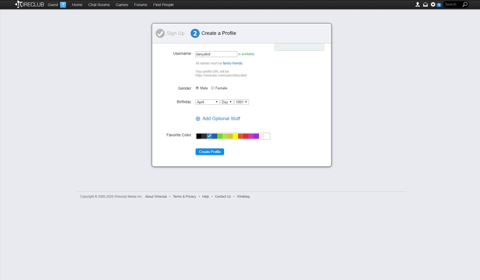 How can I use the camera on Wireclub