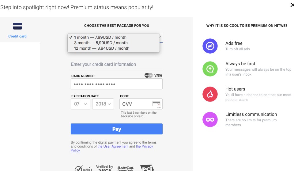 Członkostwo, cena i inne metody płatności
