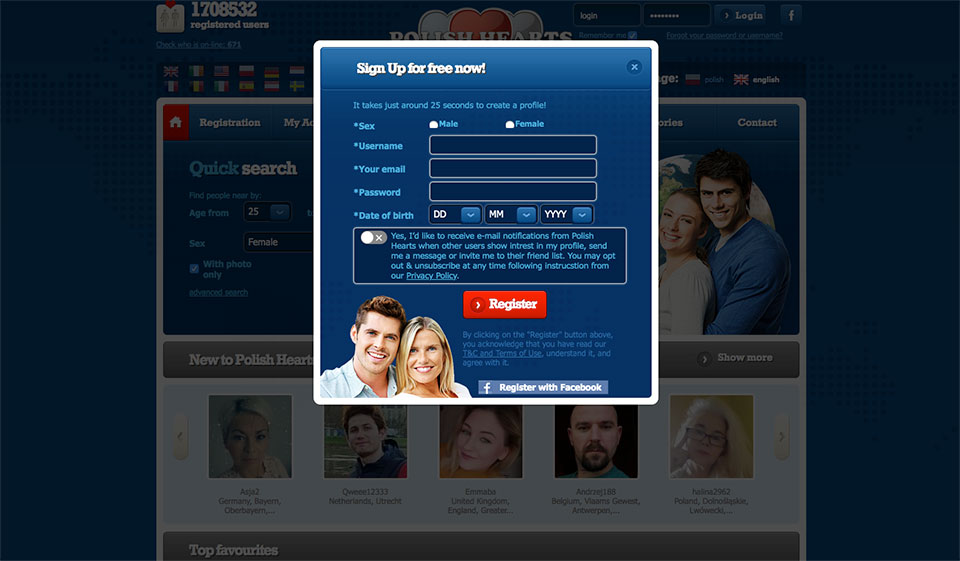 Quante lingue supporta il polacco Hearts?