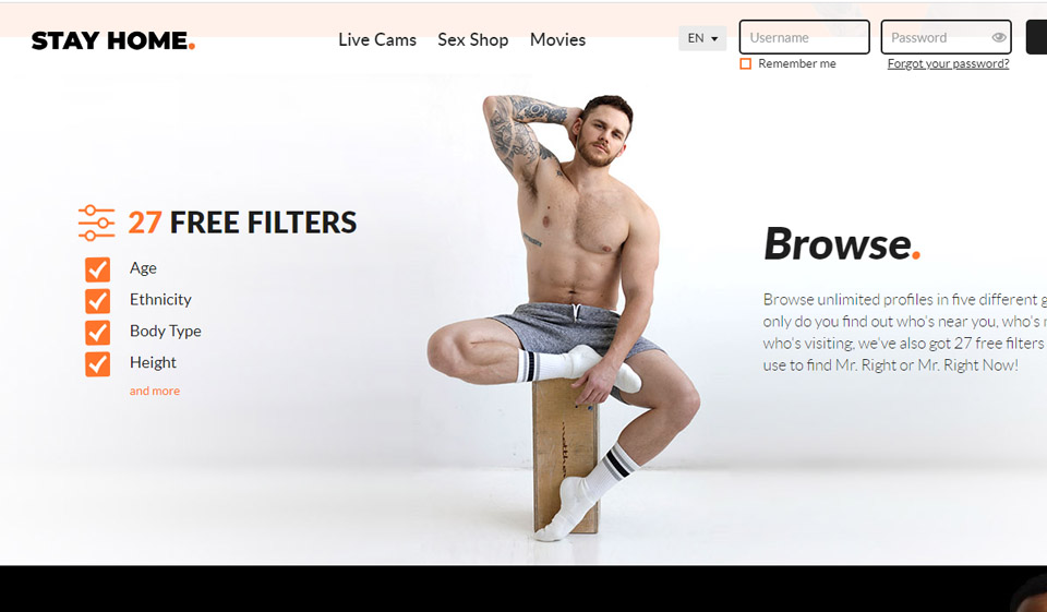 Adam4Adam Design & Usability