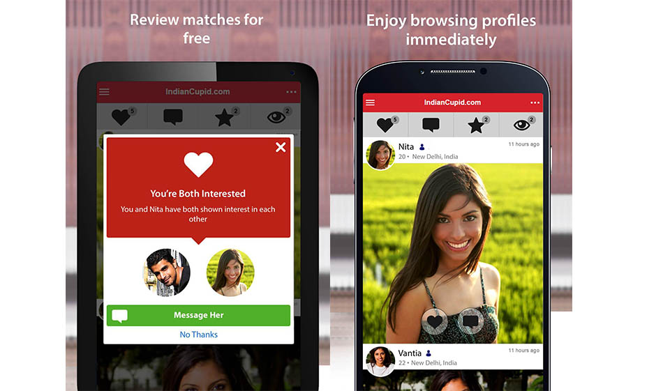 What Search Options Can You Access on the IndianCupid Website?