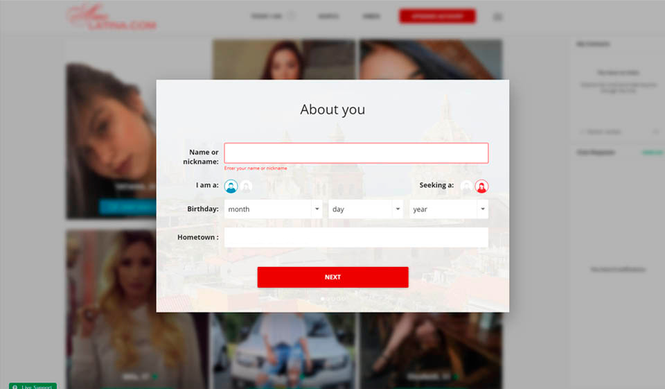 Cé mhéad Ball atá ar Láithreán Gréasáin AmoLatina ar fud an Domhain?