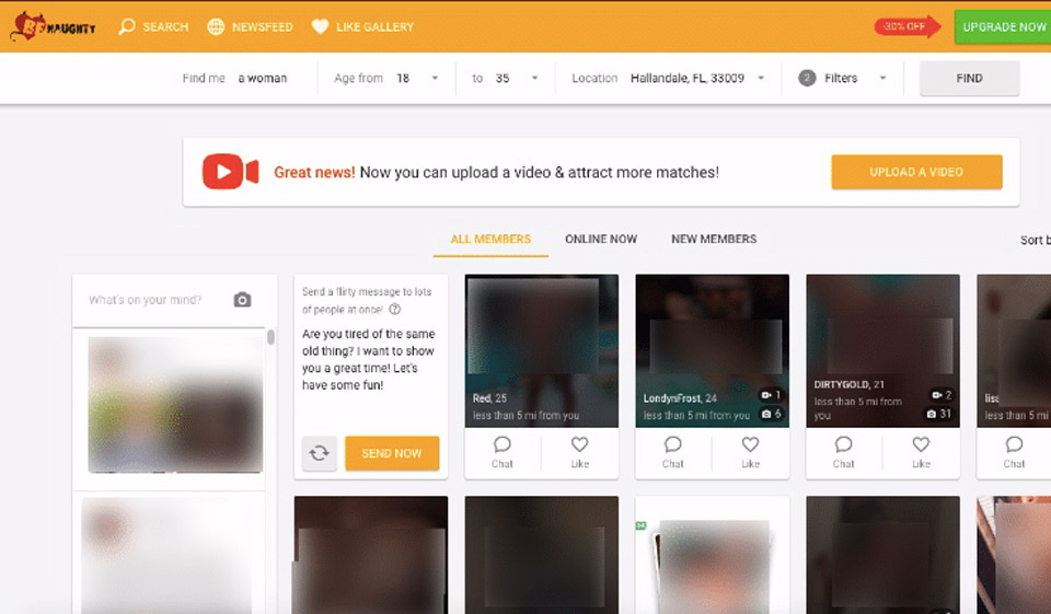 How old should you be to register on Be naughty?