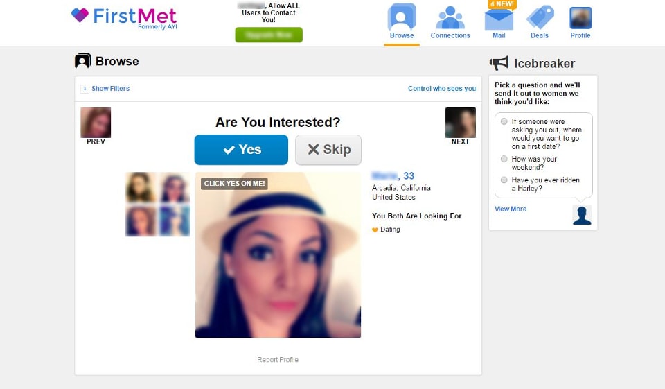 Which Browsers Support FirstMet