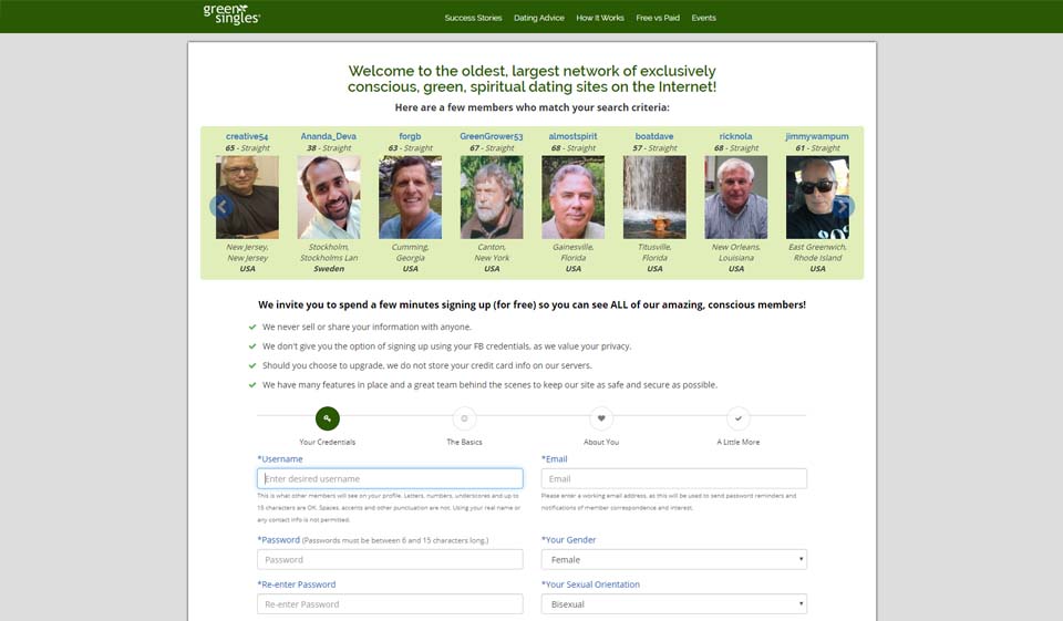 Does the Green Singles have safe and encrypted chats?