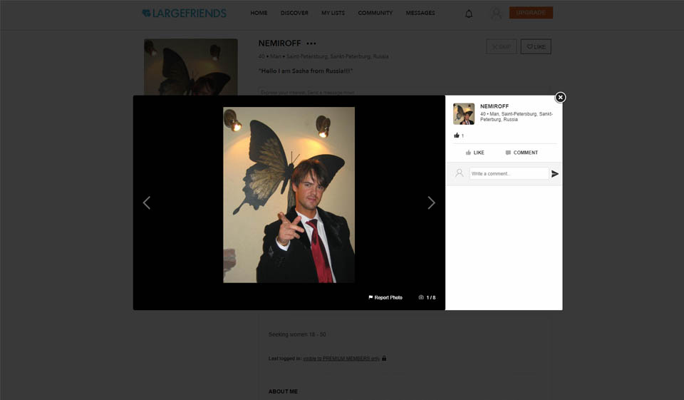 What happens if I register using my Facebook Account?