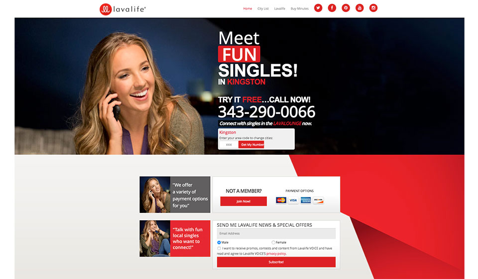 Care sunt diferitele opțiuni pentru Căutarea în Lavalife?