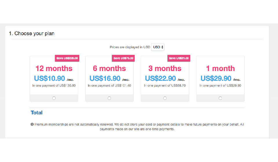 Premium Membership Features