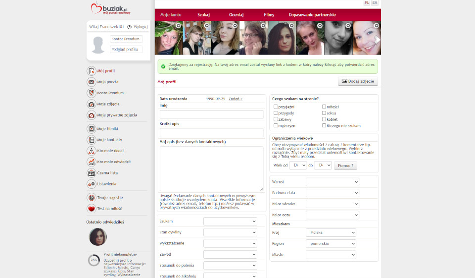 Czy mogę przeglądać portal nie posiadając na nim konta?