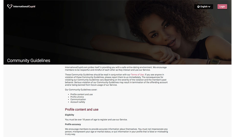 Wie kontaktiere ich International Cupid?