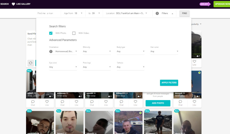 Signing Up at BuddyGays